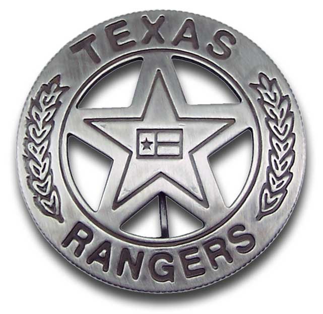 Old West Badge - Texas Ranger, Co. A